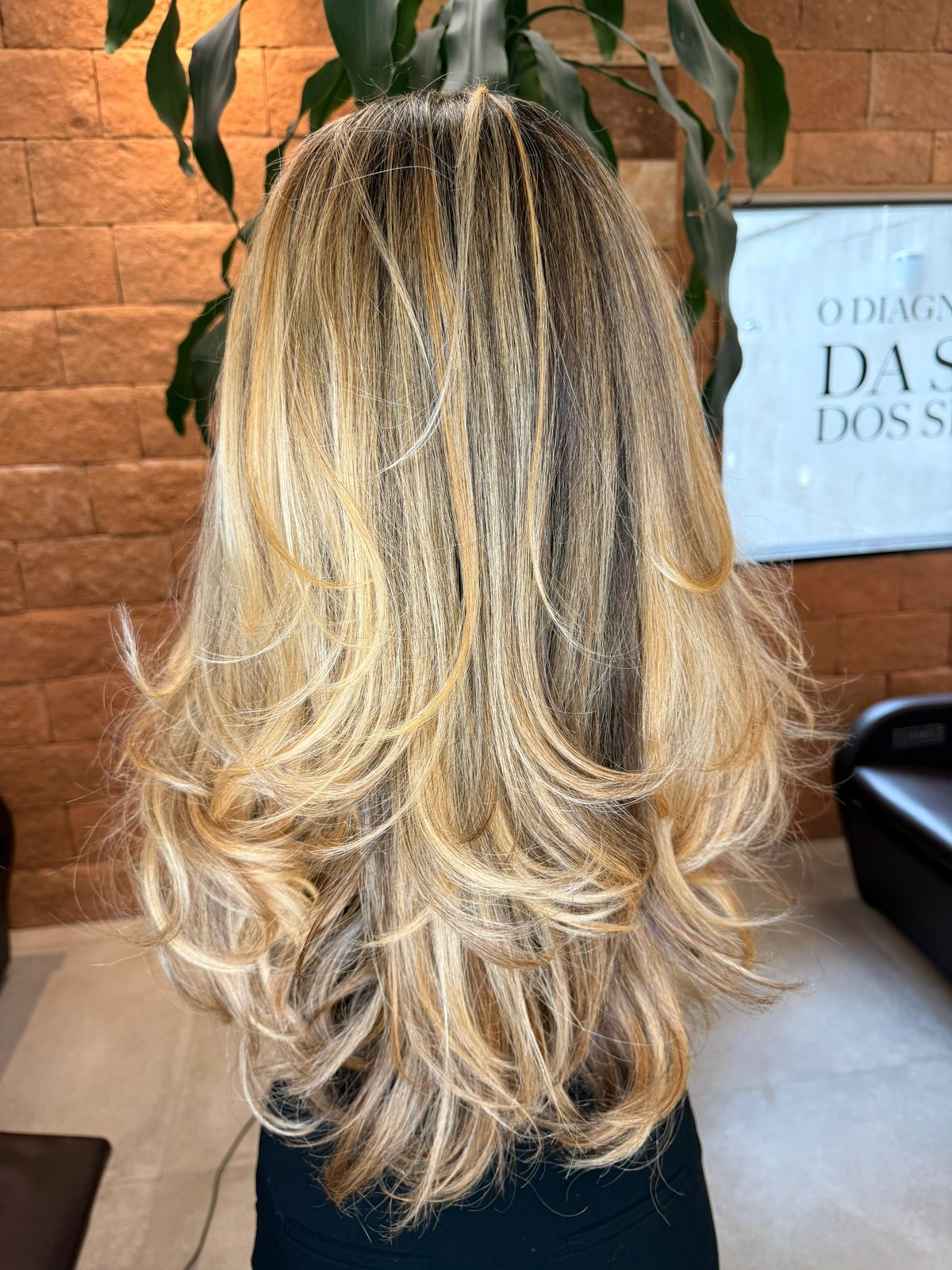 Mechas dos sonhos com brilho e cor feito em salão de beleza no Rio de Janeiro